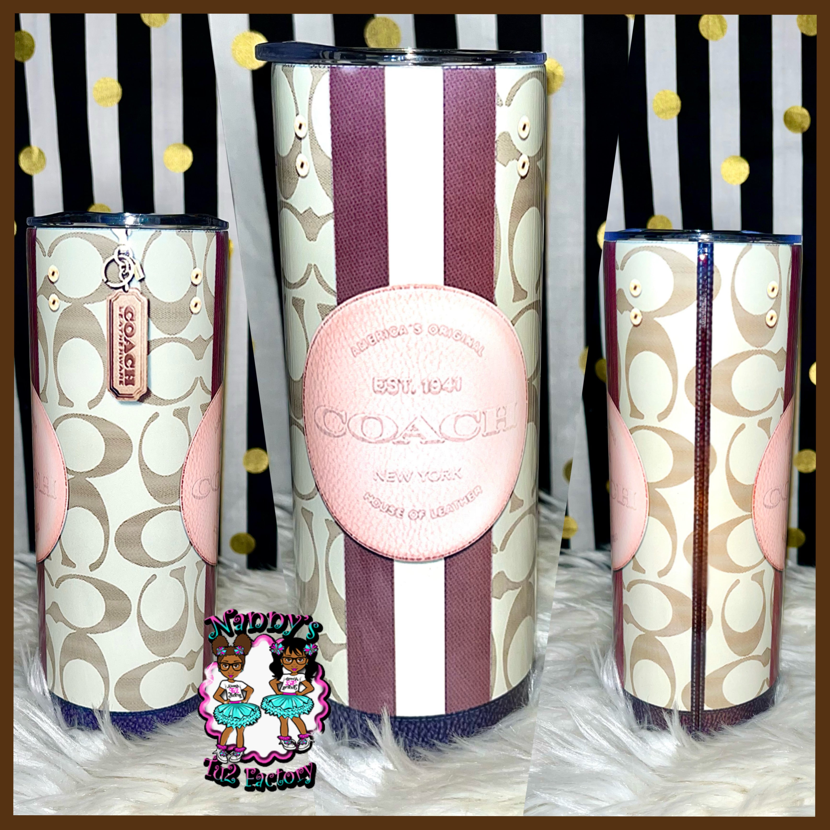 Purse Coach Tumbler